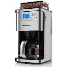 Cafetière à Grain Bonsenkitchen avec Broyeur