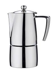 Cafetière Italienne Art Deco en Acier Inoxydable 18/10