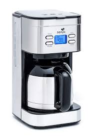 Cafetière Électrique Programmable Inox Senya avec Verseuse Isotherme 1