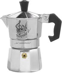 Cafetière Moka Naple en Aluminium 1 Tasse