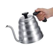Verseuse à Café Jadeshay avec Thermomètre - Bouilloire en Acier Inoxydable 1.2L