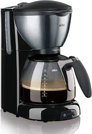 Cafetière Filtre Deluxe Braun KF570/1 en Acier Inox Noir