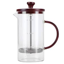 Cafetière Française Portable 800 ML en Verre Borosilicate