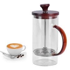 Cafetière à Presse Française en Verre Transparent 400 ml