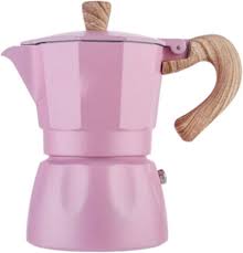 Cafetière Moka en Aluminium Rose WALFREW