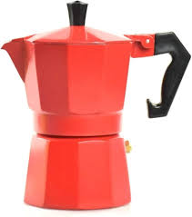 Cafetière Percolateur en Aluminium Coloré 1-3 Tasses