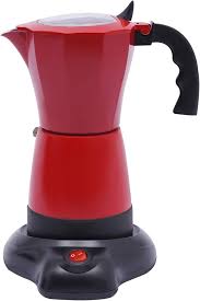Cafetière Expresso Électrique 300ml avec Plaque Chauffante - 6 Tasses