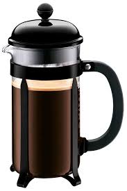 BODUM CHAMBORD - Cafetière à Piston 8 Tasses 1.0 L