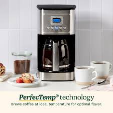 Cafetière Programmable Cuisinart DCC-3200P1 14 Tasses en Acier Inoxydable