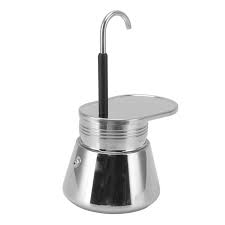 Cafetière Moka Portable en Acier Inoxydable
