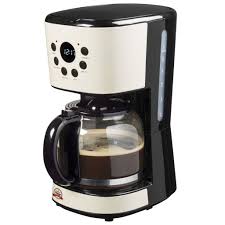 Cafetière Vintage Programmable 12 Tasses Crème 900 W