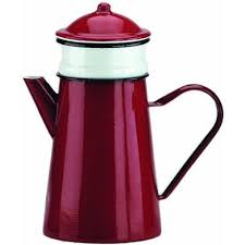 Cafetière Émaillée Rouge Ibili 910815