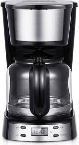 Cafetière Programmable SOVORM Noir & Inox
