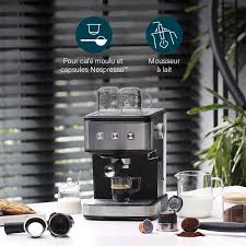 Machine à Espresso Princess 20 bar - Compatible Nespresso