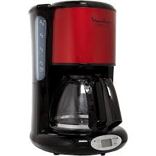 Cafetière Programmable MOULINEX Inox Rouge FG362D10
