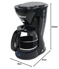 Cafetière Techwood 10/12 Tasses - Système Anti-Gouttes