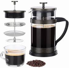 Cafetière à Piston en Verre Borosilicate - 1 L