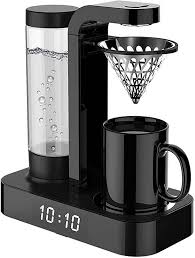 Cafetière Automatique NOALED avec Horloge et Filtre en Acier Inoxydable