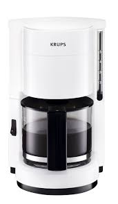 Cafetière Krups Aroma 6 Tasses - Blanc/Noir