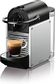 Machine à expresso Nespresso De'Longhi Pixie en aluminium argenté