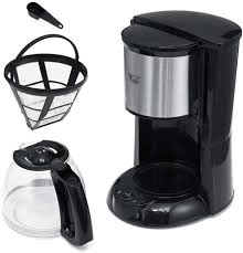 Machine à Café 2L avec Bouilloire en Verre et Théière Isolante