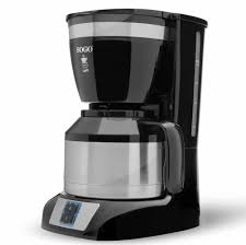 Cafetière Électrique SOGO 10 Tasses 800W Noir/Argenté