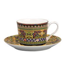 Tasses à Café Rétro en Porcelaine Luxe