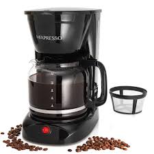 Machine à Café Filtrante 12 Tasses avec Pot Réutilisable