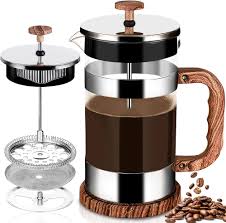 Cafetière à Piston en Verre 1000ML GUHAOOL