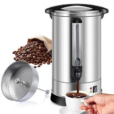 Percolateur à Café 113 Tasses - 17L Argent 1500W