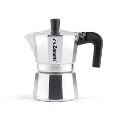 Cafetière Moka Zanetti en Aluminium - 1 Tasse