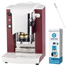 Machine à Café Faber Slot Inox ESE 44 mm - Rouge
