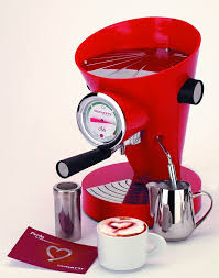 BUGATTI DIVA - Machine à Espresso Rouge Éclatante