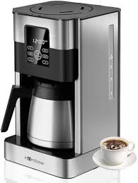 Machine à Café Programmable Homtone 1000W - 8 Tasses avec Minuterie