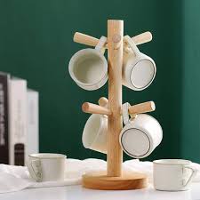 Support à Tasses en Bois - JUHONNZ