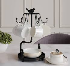Support à Tasses QHENS - Rangement Pratique pour 6 Tasses
