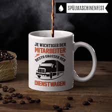 Tasse Humoristique pour Chauffeur de Camion