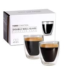 Verre Collection : Tasses Expresso Double Paroi - Lot de 2