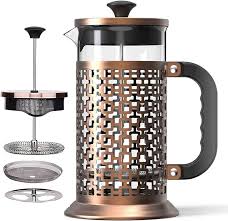 Cafetière à Piston en Verre Borosilicate 1L