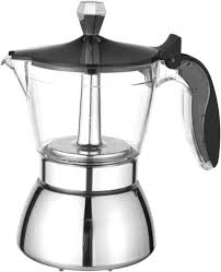 Cafetière Cubaine 4 Tasses - Percolateur de Qualité Supérieure