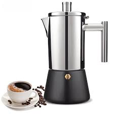 Machine à Expresso en Acier Inoxydable pour Cuisinière
