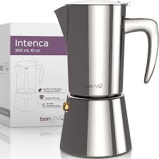 Cafetière Italienne Inox Intenca pour Espresso - bonVIVO