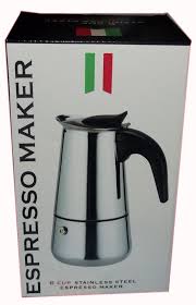 Cafetières Italienne Inox 6 Tasses