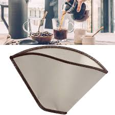 Filtre à Café Réutilisable en Acier Inoxydable pour 2 à 6 Tasses