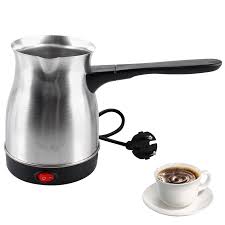 Cafetière Turque Électrique 800Ml en Acier 800W