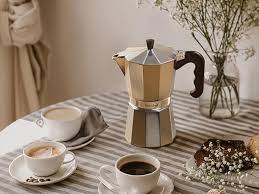 Cafetière Moka VonShef - Élégance Italienne.