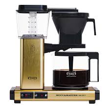 Moccamaster KBG Select : Cafetière Filtre en Laiton Brossé