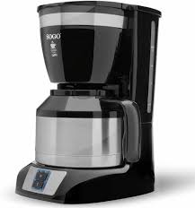 Cafetière Électrique SOGO 10 Tasses Noir/Argenté