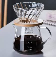 Cafetière à Verser en Verre 600 ml