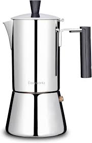 Cafetière Italienne en Acier Inoxydable Easyworkz Pedro pour 6 Tasses